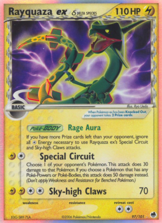 Rayquaza ex δ 97 / 101