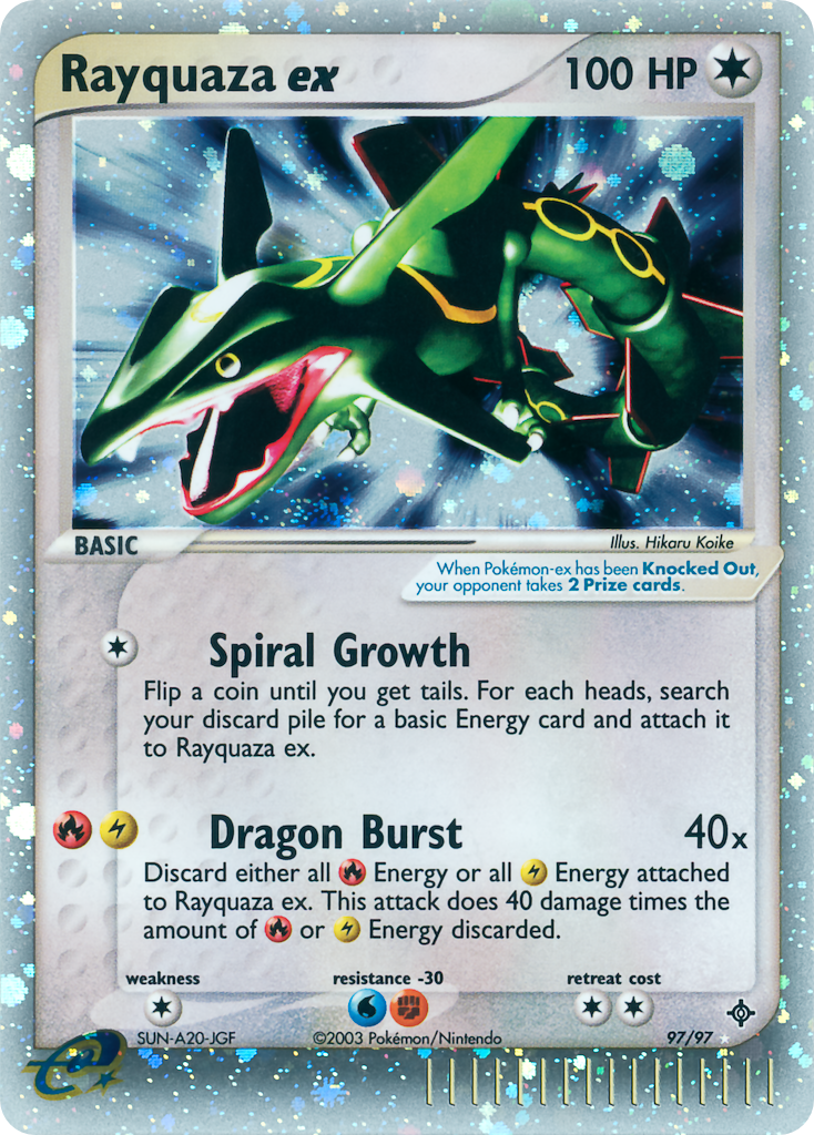 Rayquaza ex 97 / 97