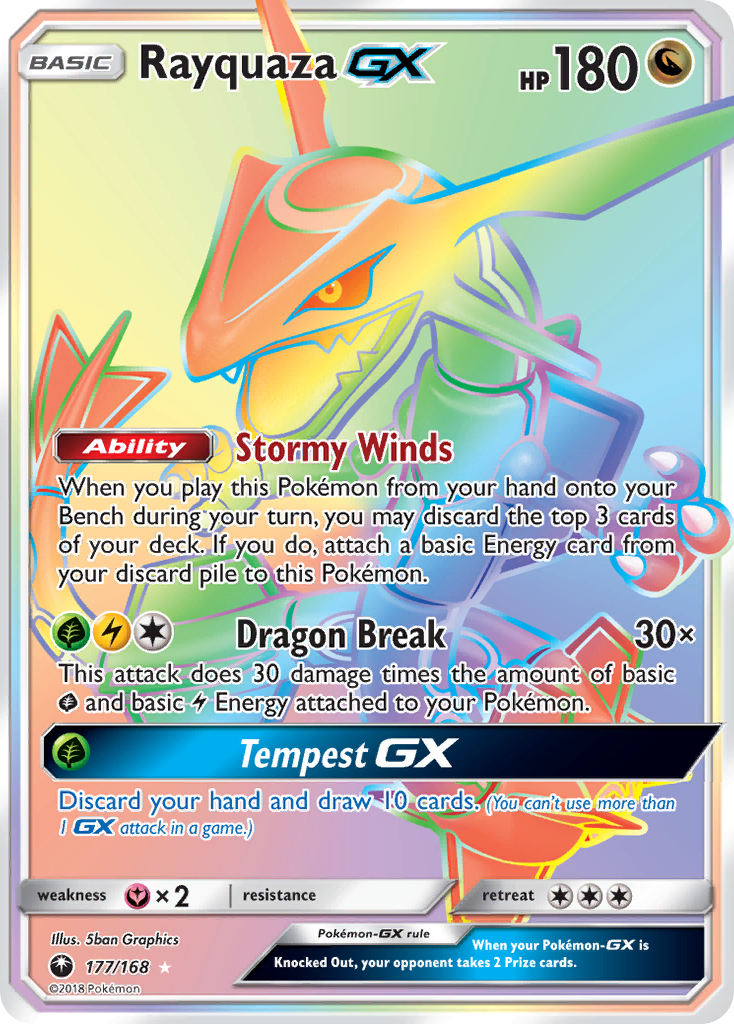 Rayquaza-GX 177 / 168