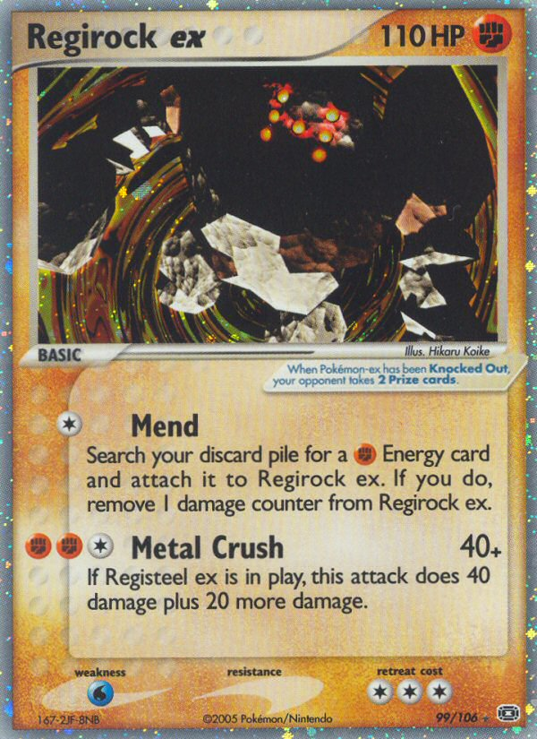 Regirock ex 99 / 106