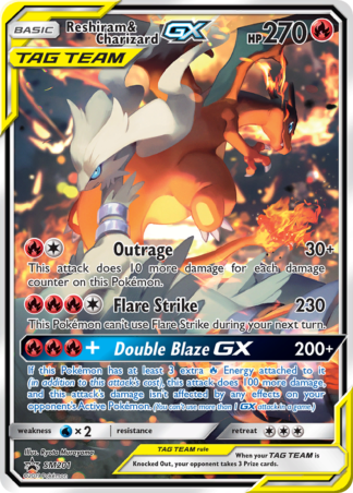 Reshiram & Charizard-GX SM201 / 248