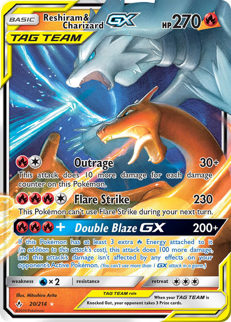 Reshiram & Charizard-GX 20 / 214