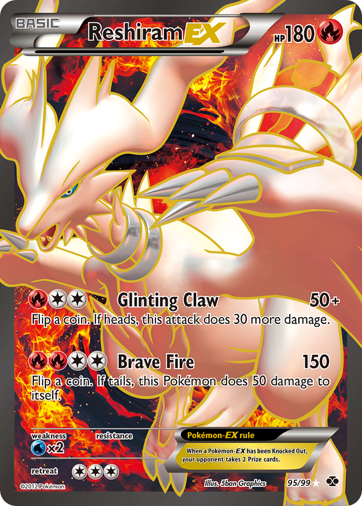 Reshiram-EX 95 / 99