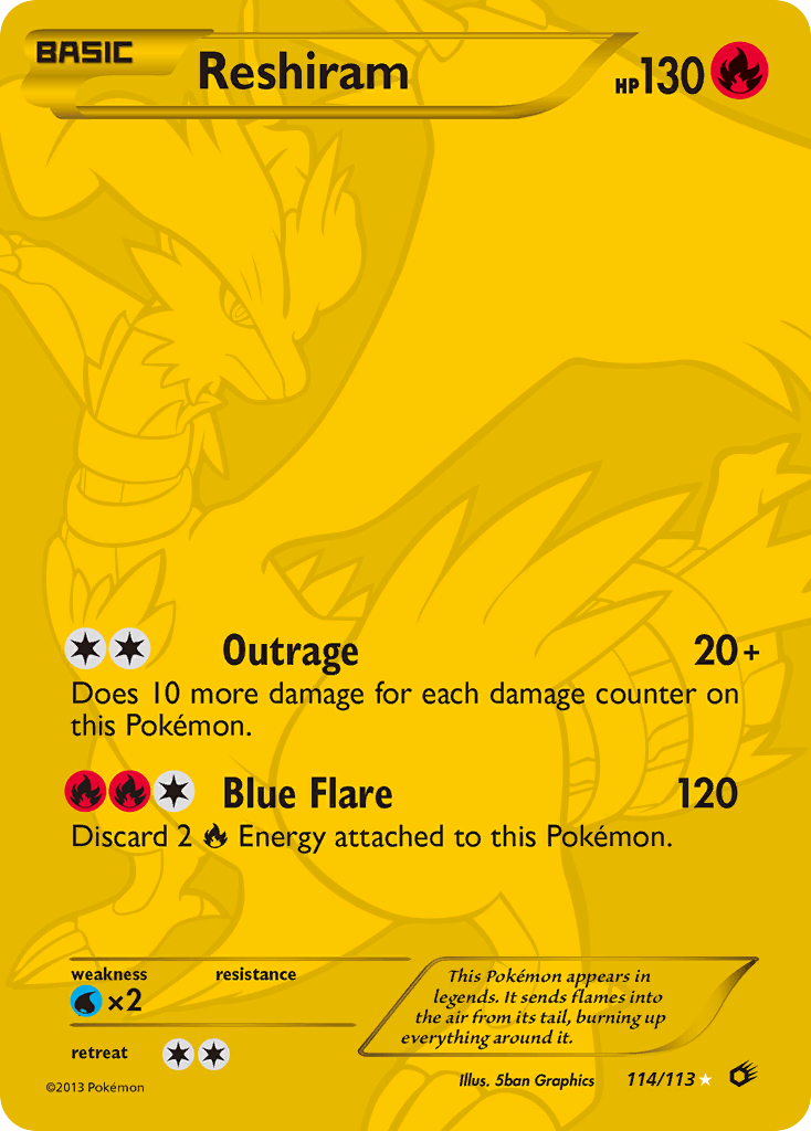 Reshiram 114 / 113