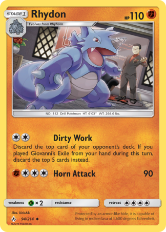 Rhydon 94 / 214