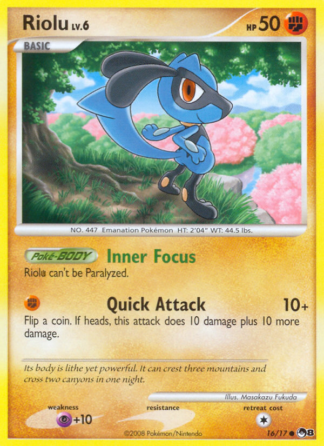 Riolu 16 / 17