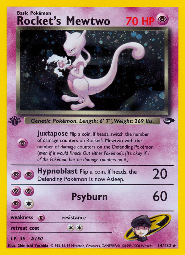 Rocket's Mewtwo 14 / 132