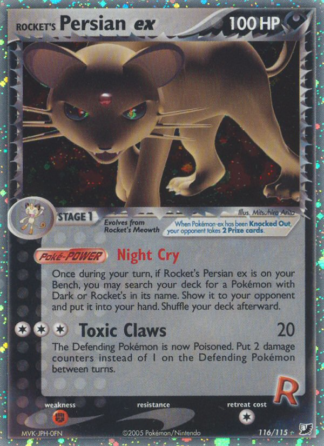 Rocket's Persian ex 116 / 115