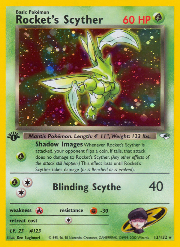 Rocket's Scyther 13 / 132