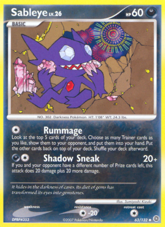 Sableye 63 / 132