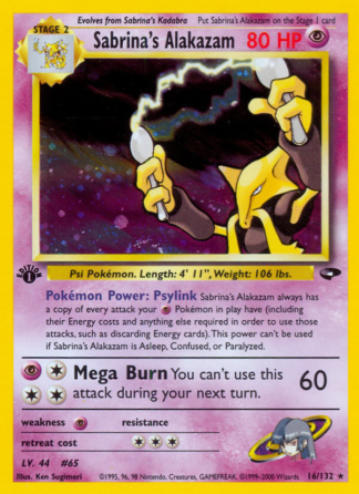 Sabrina's Alakazam 16 / 132