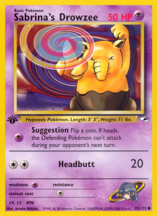 Sabrina's Drowzee 92 / 132