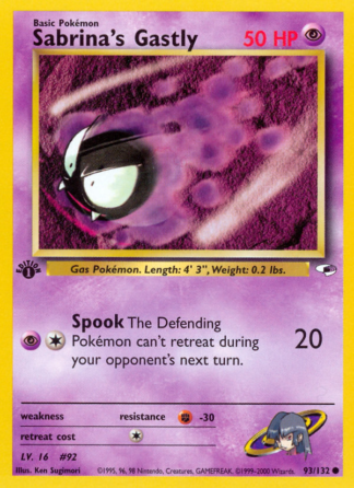 Sabrina's Gastly 93 / 132