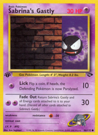 Sabrina's Gastly 96 / 132