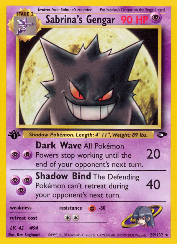 Sabrina's Gengar 29 / 132