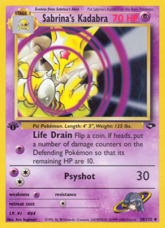 Sabrina's Kadabra 58 / 132