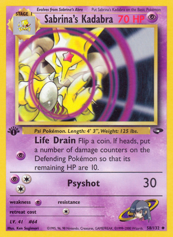 Sabrina's Kadabra 58 / 132