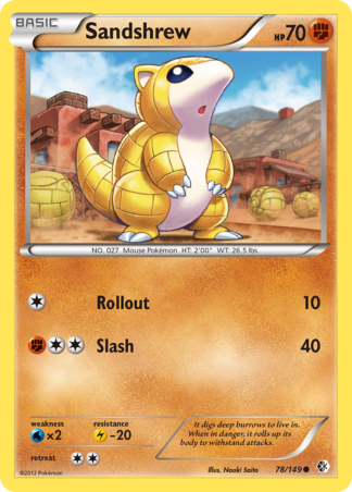 Sandshrew 78 / 149