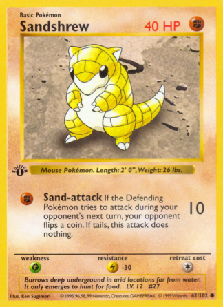 Sandshrew 62 / 102