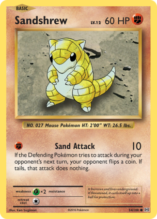 Sandshrew 54 / 108