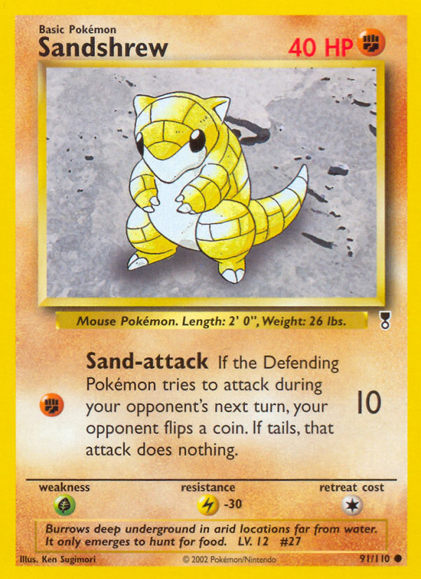 Sandshrew 91 / 110