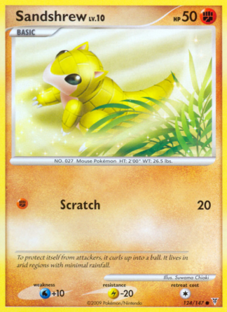 Sandshrew 124 / 147