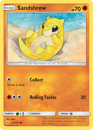 Sandshrew 83 / 214