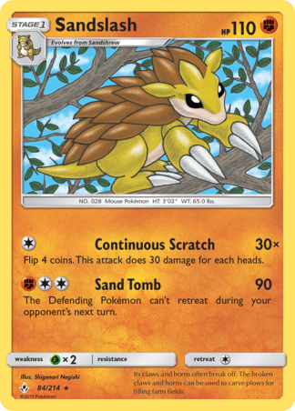 Sandslash 84 / 214