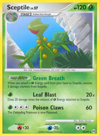 Sceptile 30 / 99