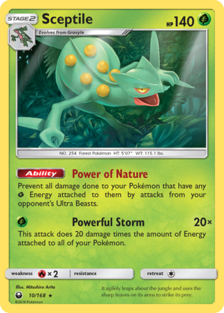 Sceptile 10 / 168