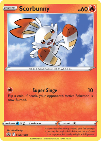 Scorbunny SWSH002 / 307