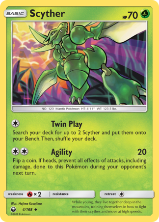 Scyther 4 / 168