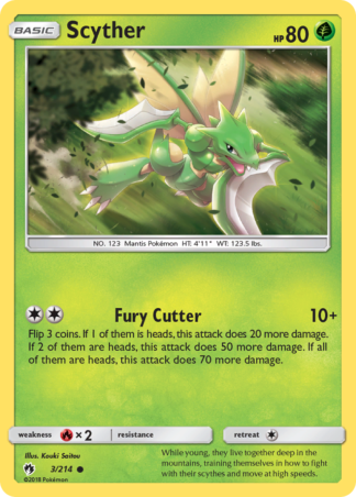 Scyther 3 / 214