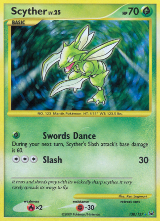 Scyther 130 / 127