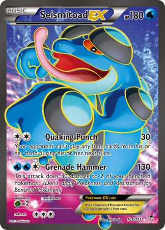 Seismitoad-EX 106 / 111