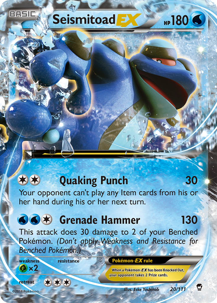 Seismitoad-EX 20 / 111