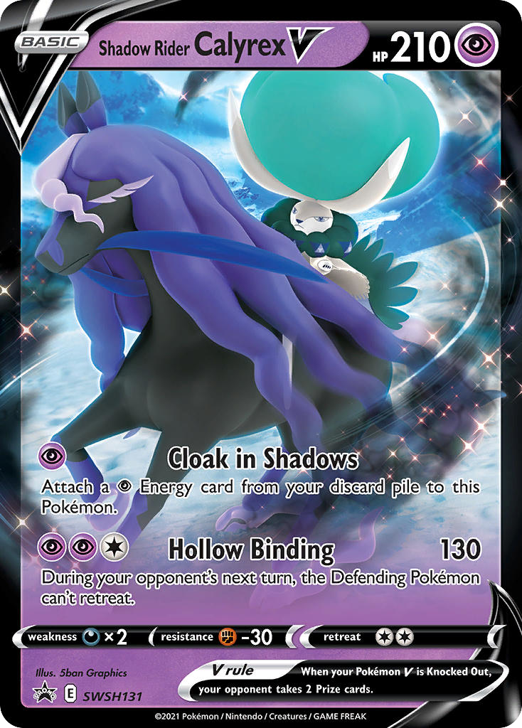 Shadow Rider Calyrex V SWSH131 / 307