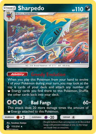 Sharpedo 111 / 214
