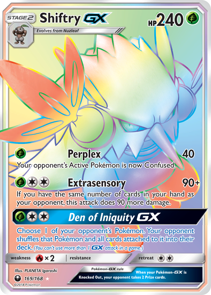 Shiftry-GX 169 / 168