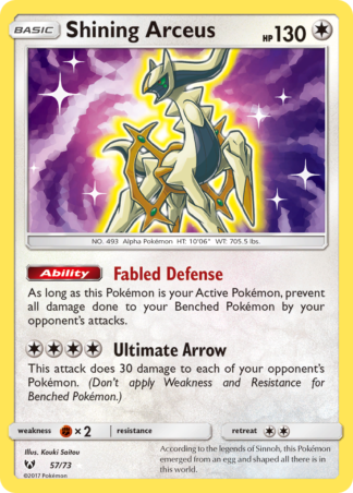 Shining Arceus 57 / 73