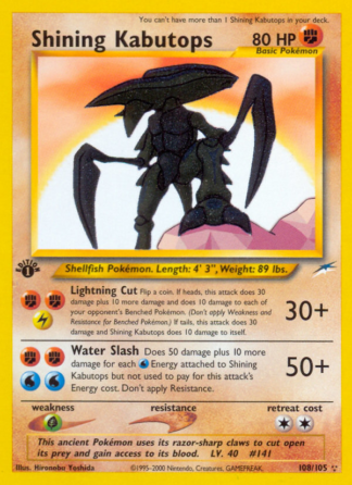 Shining Kabutops 108 / 105