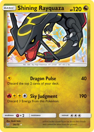 Shining Rayquaza 56 / 73