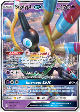 Sigilyph-GX 98 / 214