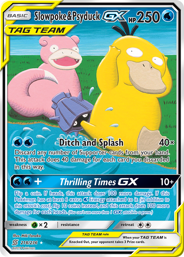 Slowpoke & Psyduck-GX 218 / 236