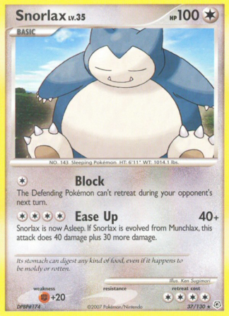 Snorlax 37 / 130