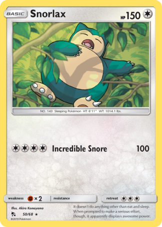 Snorlax 50 / 68