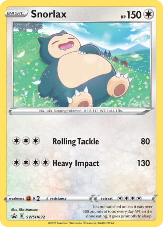 Snorlax SWSH032 / 307