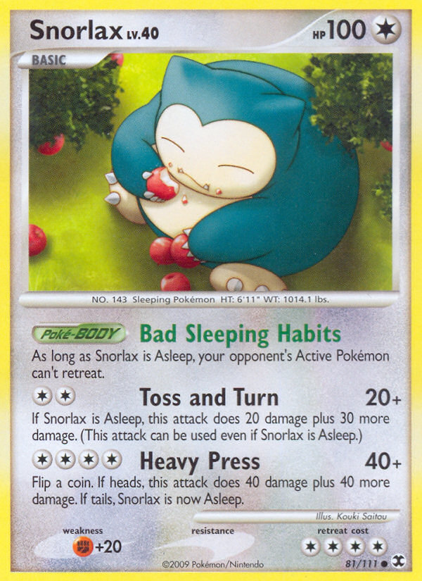 Snorlax 81 / 111