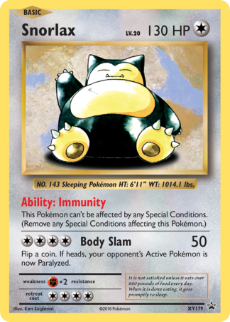 Snorlax XY179 / 211