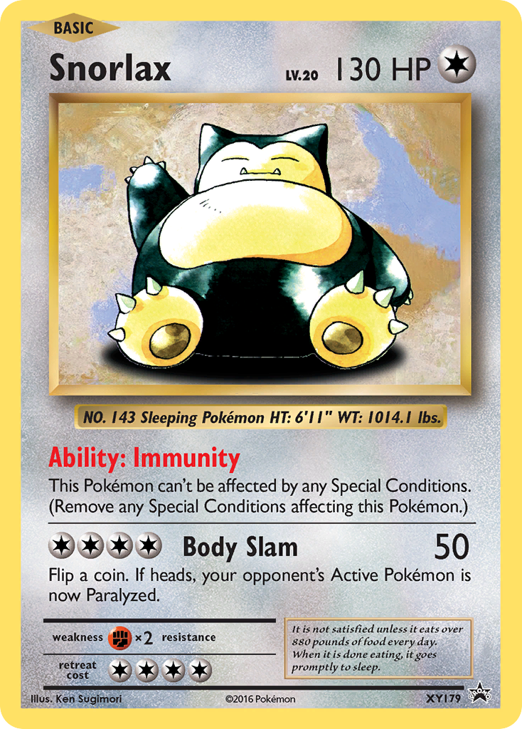 Snorlax XY179 / 211